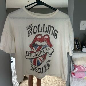 The Rolling Stones Cropped T-shirt